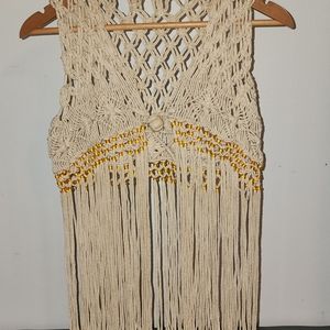 Macrame Vest Women's